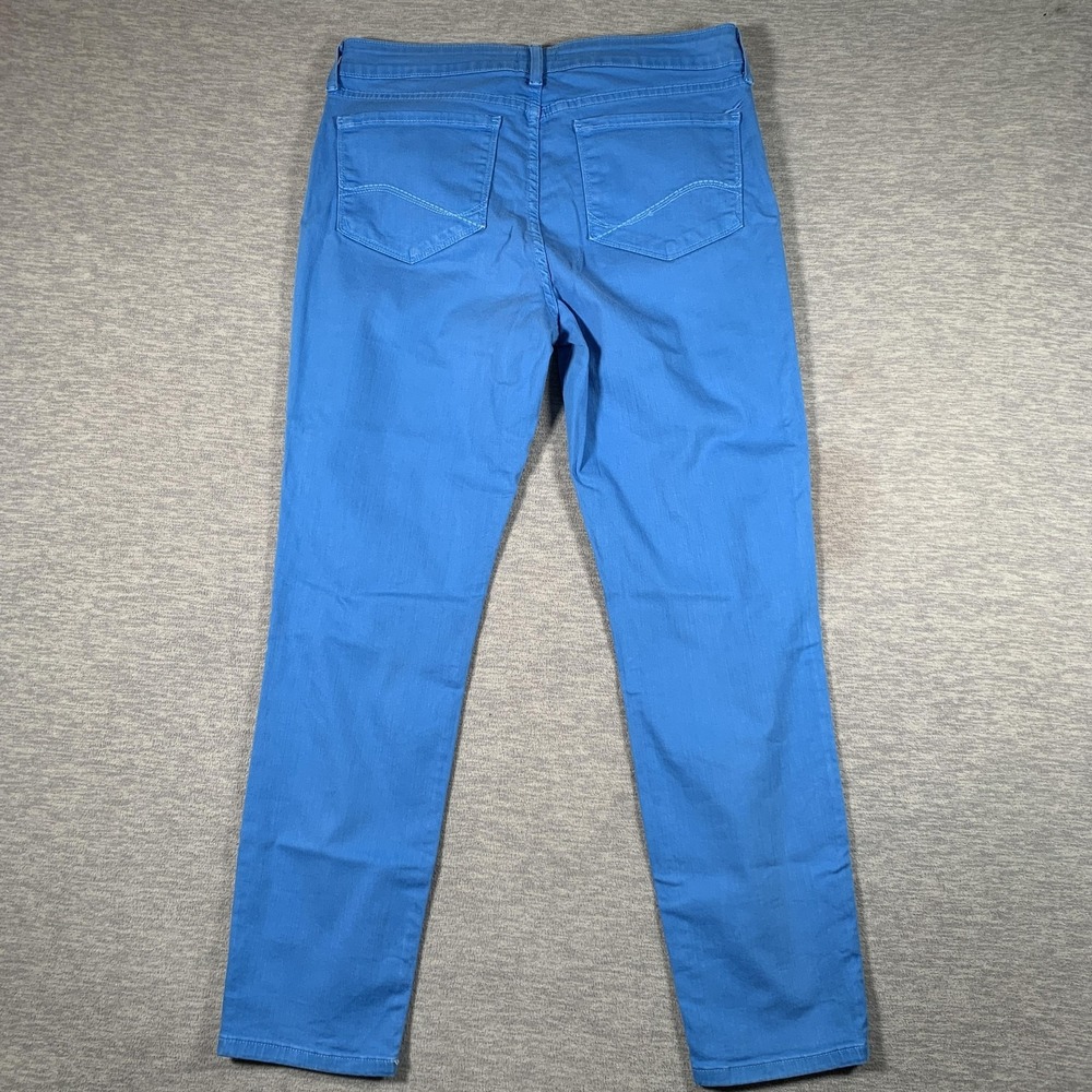 NYDJ Clarissa Ankle Jeans Womens 10 Blue High Rise Slim Lift Tuck Stretch Denim - Picture 12 of 14